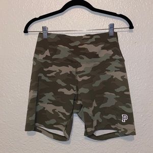 PINK Camo Biker Shorts